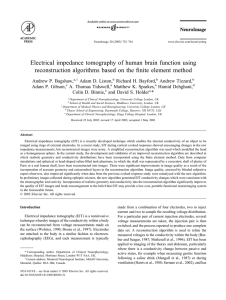 Electrical impedance tomography of human brain function using