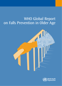 WHo Global report on falls Prevention in older Age PAGE 1
