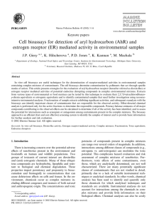 Cell bioassays for detection of aryl hydrocarbon (AhR) and