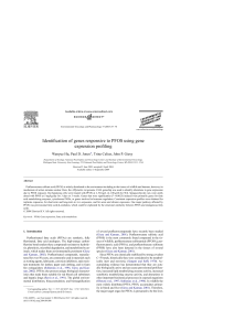 Identification of genes responsive to PFOS using gene expression profiling