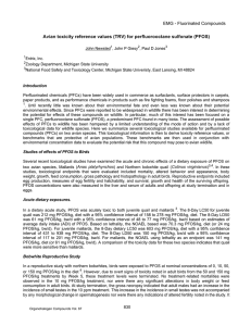 Avian toxicity reference values (TRV) for perfluorooctane sulfonate (PFOS) C:\web sites\PDF_Test\pdf\2176.pdf