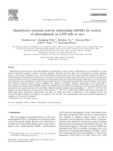Quantitative structure activity relationship (QSAR) for toxicity