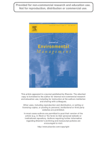 This article appeared in a journal published by Elsevier. The... copy is furnished to the author for internal non-commercial research