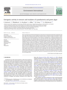 Estrogenic activity in extracts and exudates of cyanobacteria and green... ⁎ Štěpánková E. Sychrová