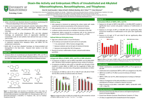Dioxin-like Activity and Embryotoxic Effects of Unsubstituted and Alkylated