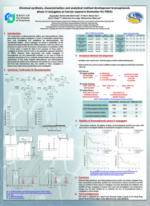 Chemical synthesis, characterization and analytical method development bromophenols