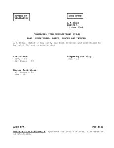 INCH-POUND NOTICE OF VALIDATION A-A-59222