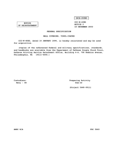 INCH-POUND CCC-W-408D NOTICE