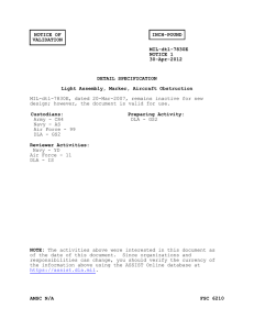 NOTICE OF INCH-POUND VALIDATION MIL-dtl-7830E