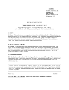 DETAIL SPECIFICATION TURBINE FUEL, LOW VOLATILITY, JP-7