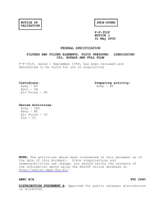 INCH-POUND NOTICE OF VALIDATION F-F-351F