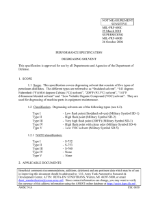 NOT MEASUREMENT SENSITIVE MIL-PRF-680C 25 March 2010