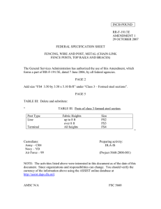 INCH-POUND RR-F-191/3E AMENDMENT