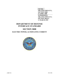 METRIC  MIL-STD-1399(NAVY) SECTION 300B