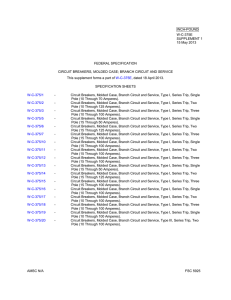 INCH-POUND W-C-375E SUPPLEMENT 1 15 May 2013