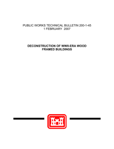PUBLIC WORKS TECHNICAL BULLETIN 200-1-45 1 FEBRUARY  2007 FRAMED BUILDINGS