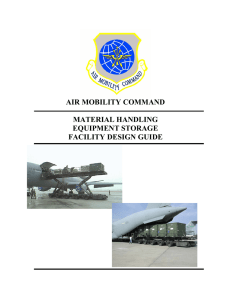 AIR MOBILITY COMMAND MATERIAL HANDLING EQUIPMENT STORAGE