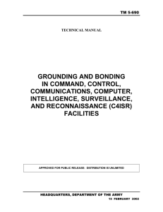 GROUNDING AND BONDING IN COMMAND, CONTROL, COMMUNICATIONS, COMPUTER,