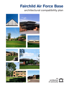 Fairchild Air Force Base architectural compatibility plan an architecture