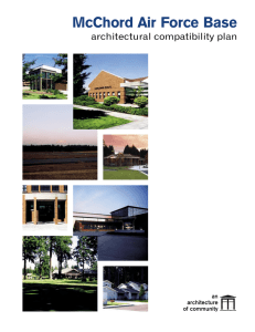 McChord Air Force Base architectural compatibility plan an architecture