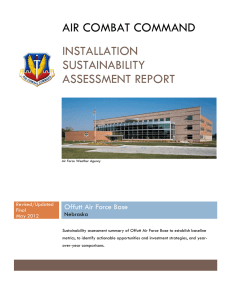 AIR COMBAT COMMAND INSTALLATION SUSTAINABILITY