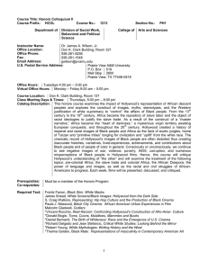 Course Title: Honors Colloquium II Course Prefix: HCOL Course No.: