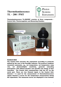 Thermoluminescence TL – 200 / PMT