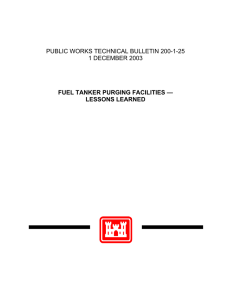 PUBLIC WORKS TECHNICAL BULLETIN 200-1-25 1 DECEMBER 2003 LESSONS LEARNED