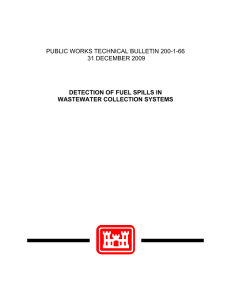 PUBLIC WORKS TECHNICAL BULLETIN 200-1-66 31 DECEMBER 2009 WASTEWATER COLLECTION SYSTEMS