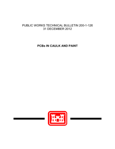 PUBLIC WORKS TECHNICAL BULLETIN 200-1-126 31 DECEMBER 2012