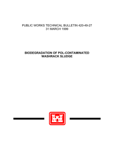 PUBLIC WORKS TECHNICAL BULLETIN 420-49-27 31 MARCH 1999  BIODEGRADATION OF POL-CONTAMINATED