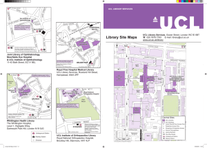 ☎ UCL Library Services 020 7679 7793     E-mail: www.ucl.ac.uk/library