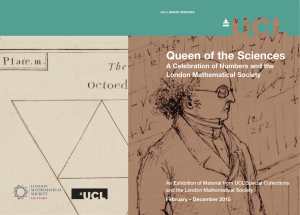 Queen of the Sciences  A Celebration of Numbers and the