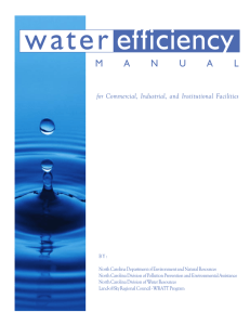 water efficiency M A