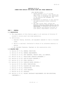 02-01-15 SPEC WRITER NOTES: 1. Delete between //----// if not