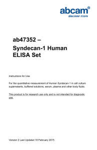 ab47352 – Syndecan-1 Human ELISA Set