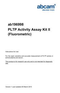 ab196998 PLTP Activity Assay Kit II (Fluorometric)