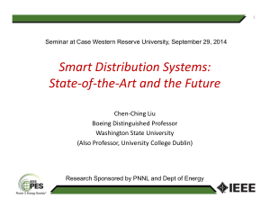 S t Di t ib ti S t Smart Distribution Systems: 