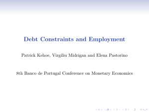Debt Constraints and Employment