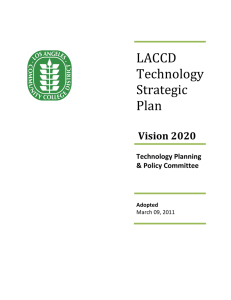 LACCD Technology Strategic Plan