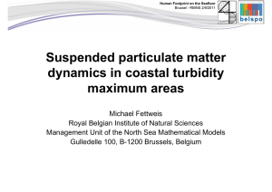 Suspended particulate matter dynamics in coastal turbidity maximum areas
