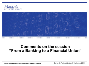 Comments on the session “From a Banking to a Financial Union”