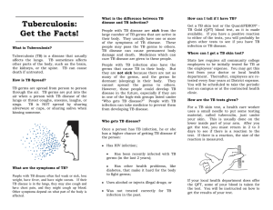 Tuberculosis: Get the Facts!