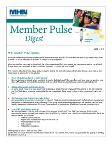 MHN  Member  Pulse  Updates