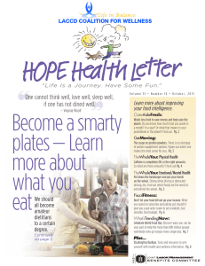 HOPEHealthLetter Become a smarty ❝ ❞