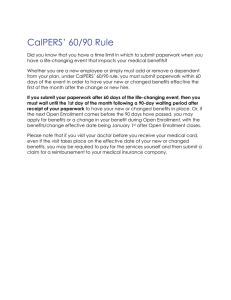 CalPERS’ 60/90 Rule