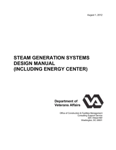 STEAM GENERATION SYSTEMS DESIGN MANUAL (INCLUDING ENERGY CENTER)
