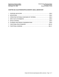 Department of Veterans Affairs PG-18-9: Space Planning Criteria Veterans Health Administration