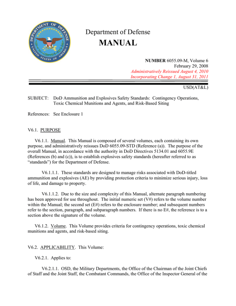 MANUAL Department Of Defense