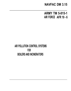 NAVFAC DM 3.15  ARMY TM 5-815-1 AIR FORCE AFR 19 - 6